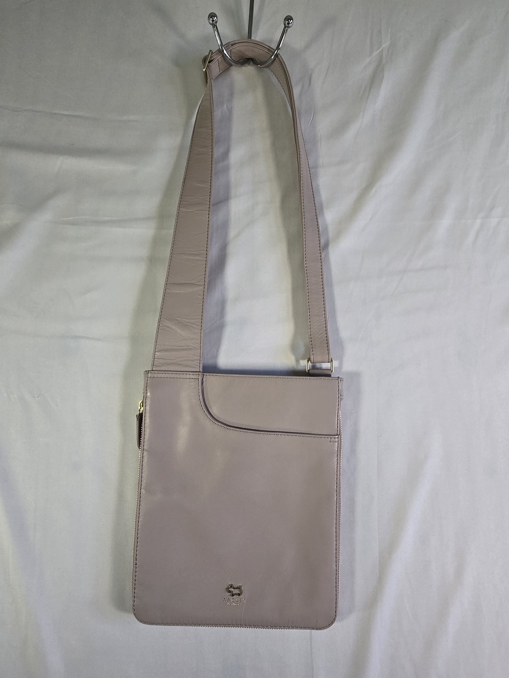 RADLEY LONDON Dusty Pink Leather Crossbody Bag